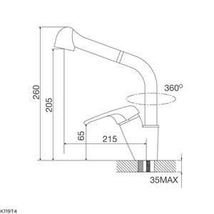 Vòi Rửa Chén Malloca K119T4